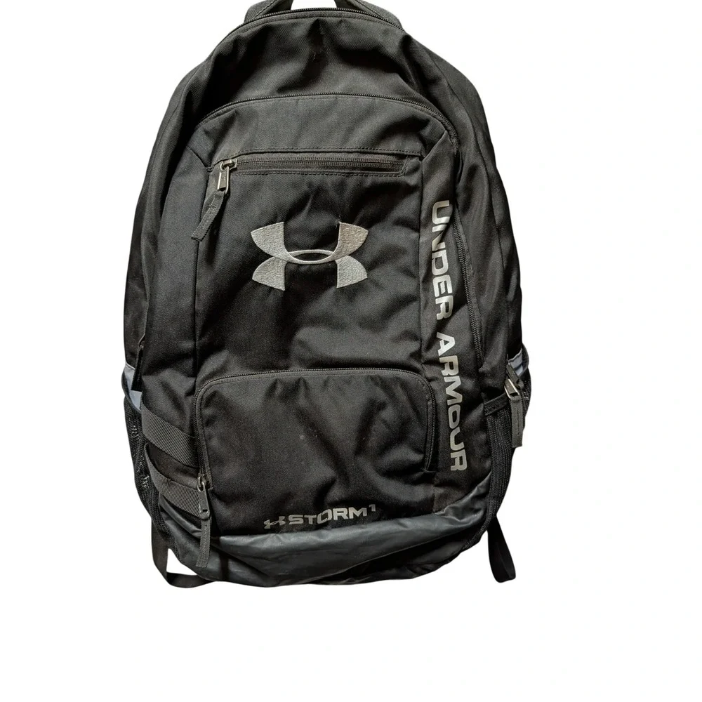 Under Armour Storm1 Backpack Unisex OSFM Black Gray Good Laptop Sleeve Padded